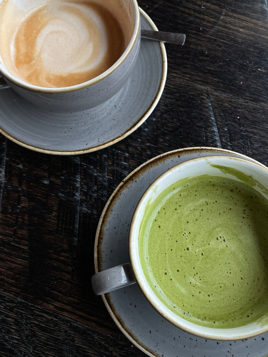 Matcha vs Coffee !?