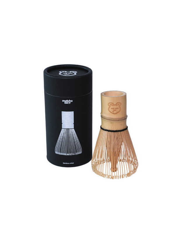 Matcha Bear bamboo whisk