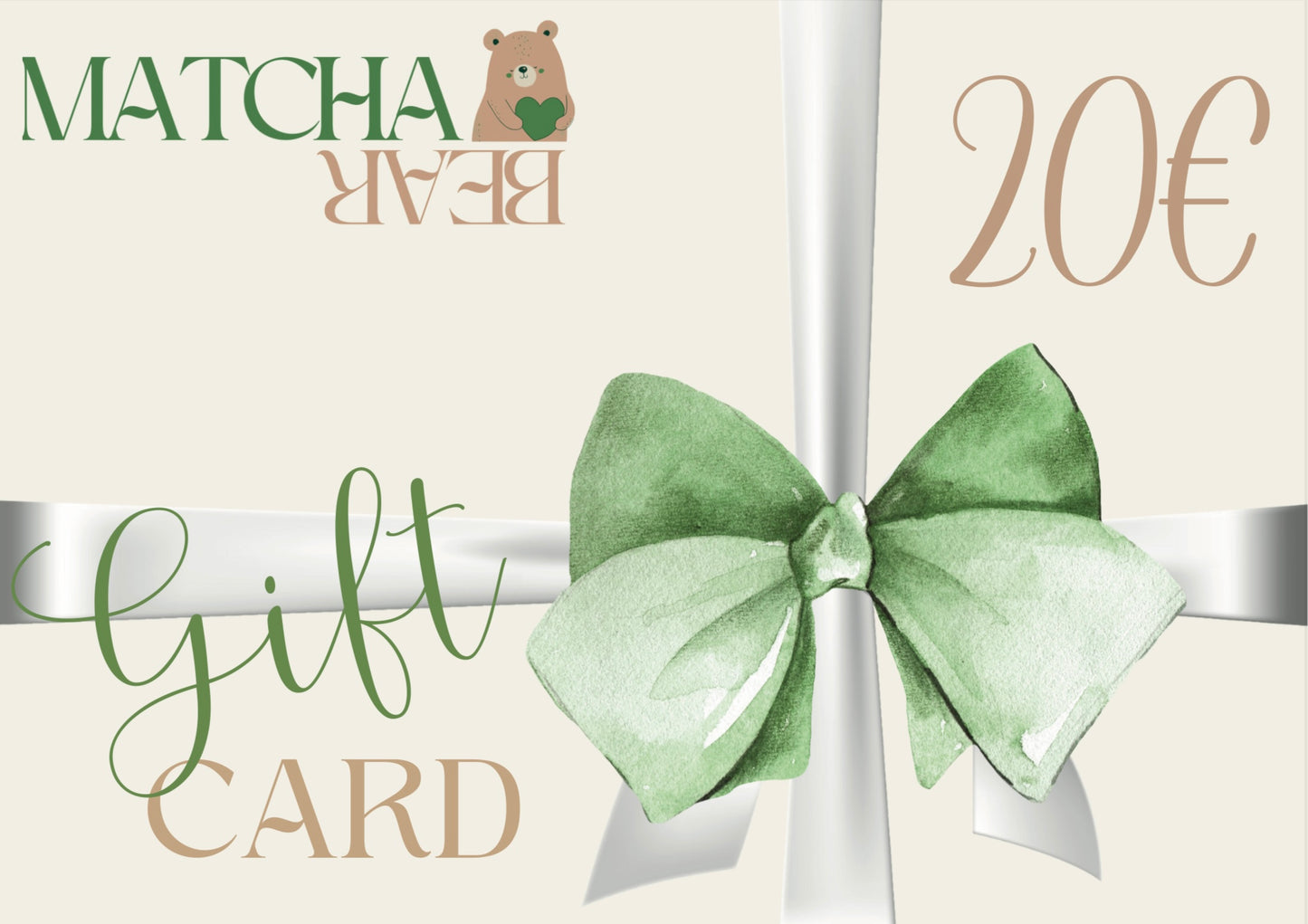 Matcha Bear’i kinkekaart