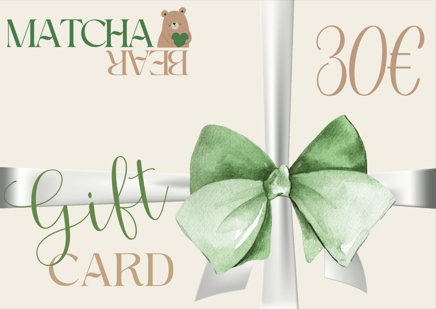 Matcha Bear’i kinkekaart