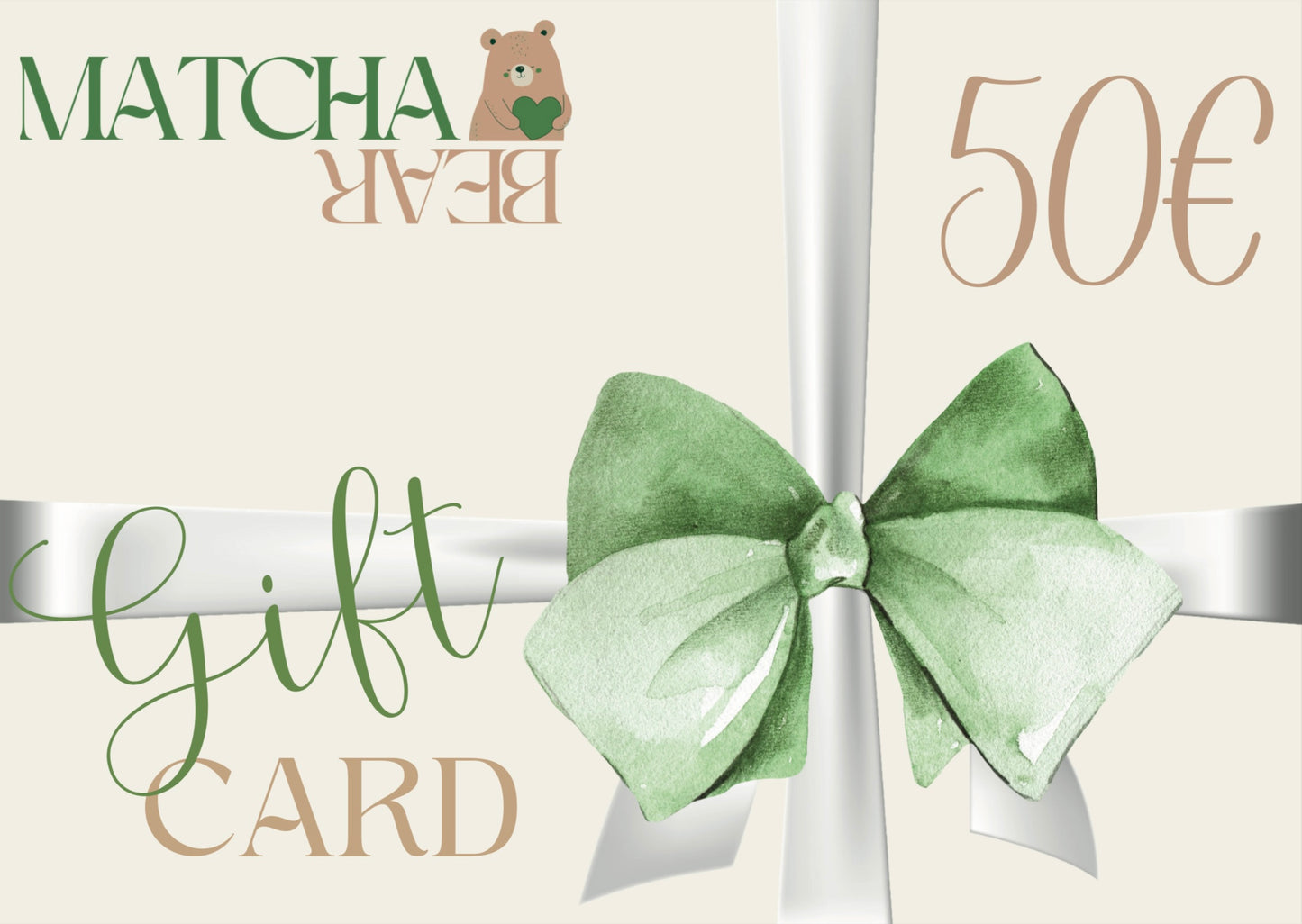 Matcha Bear’i kinkekaart