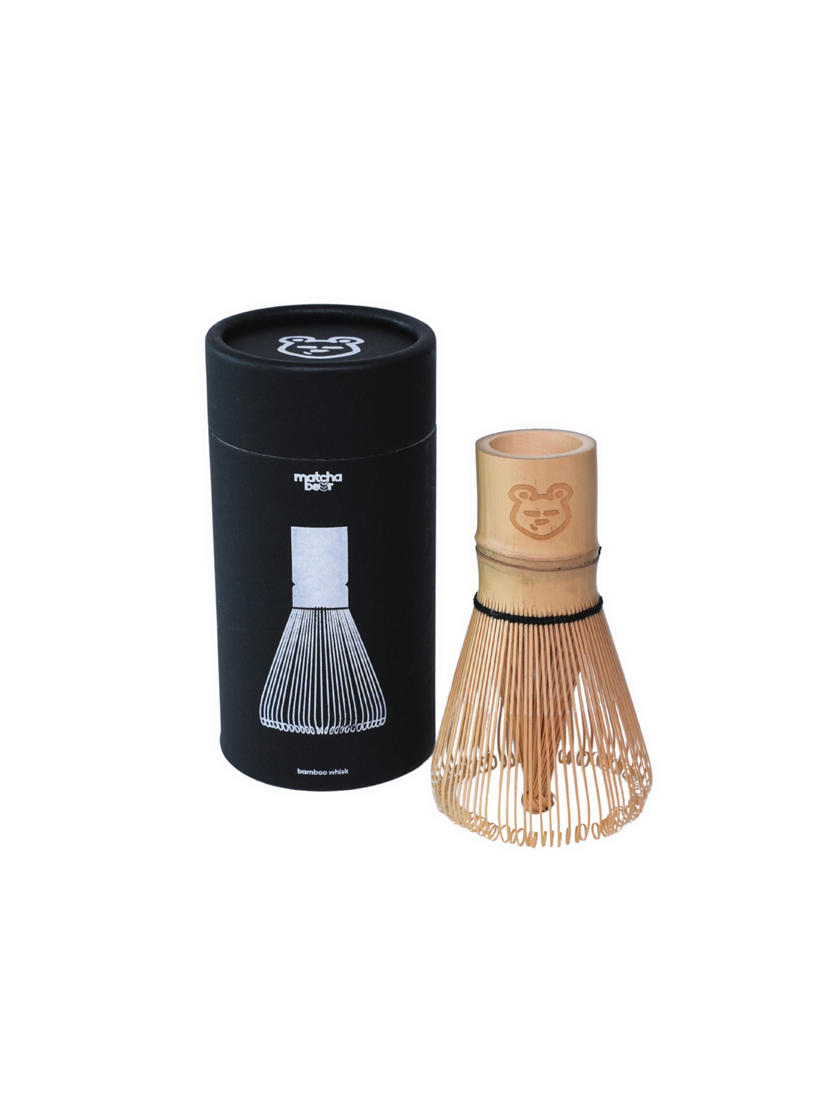 Matcha Bear bamboo whisk