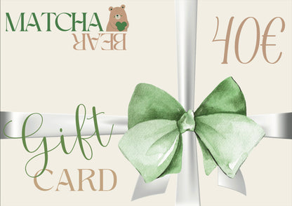 Matcha Bear gift card