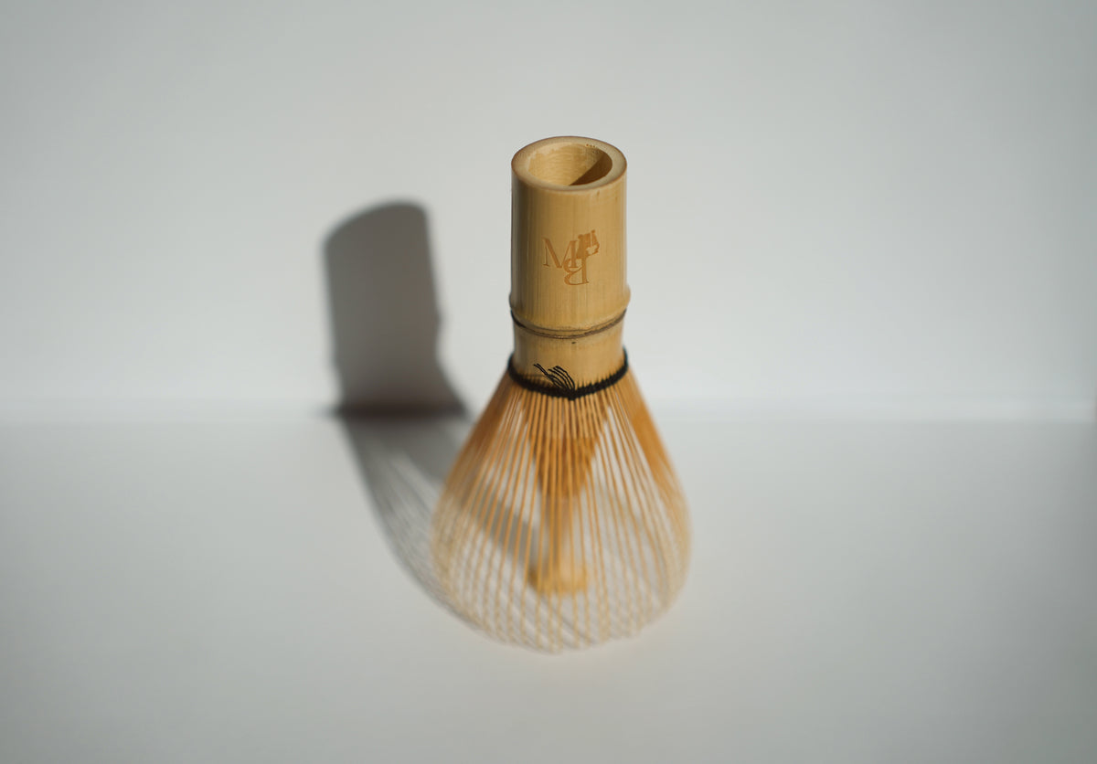 Matcha Bear premium bamboo whisk